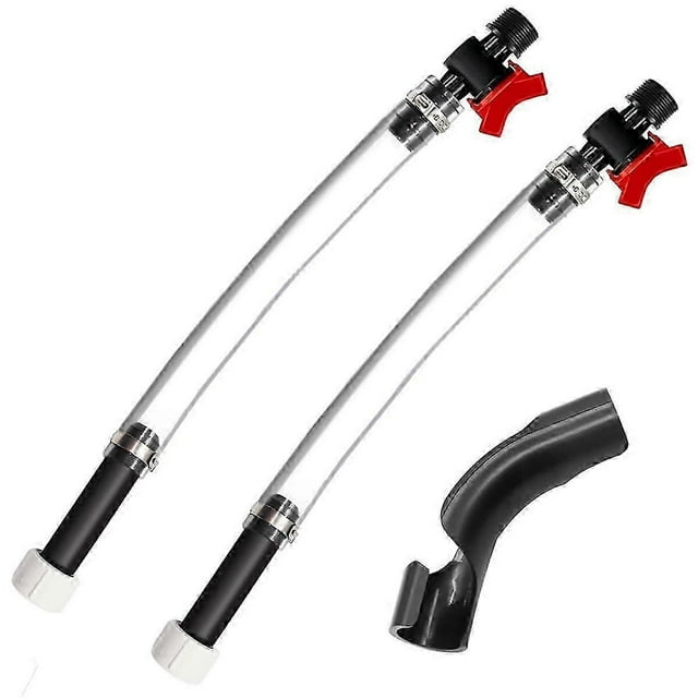 3PCS Racing Fuel Hose with Ball Valve Shut Off,Racing Fuel Jug Hose with Hose Bender Kit.for Scribn