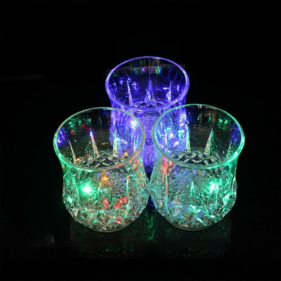 Bottle ! LED Colorful Light Up Beer Mug With Water Sensing Pineapple Cup Bar Atmosphere Enhancing