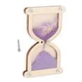 thumbnail image 1 of Milaget Wooden Hourglass Busy Board Basic Skills Educational Toy Learning Activities Light Violet, 1 of 9