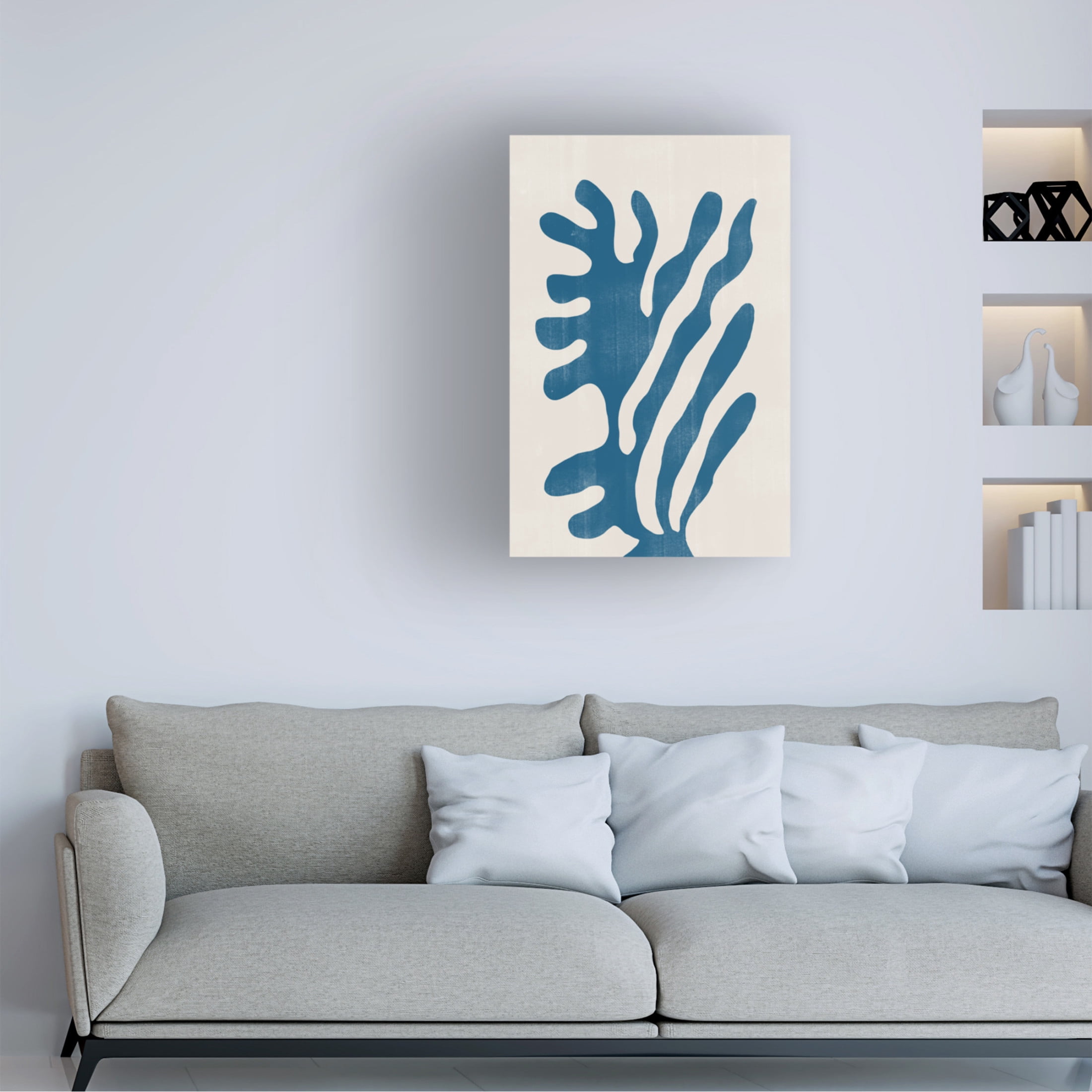 Trademark Fine Art THE MIUUS STUDIO Abstract Plant No2 Canvas Wall Art