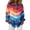 Dark Blue, variant on Womens Usa 250th Anniversary Shirt 4th Of July American Flag Elements Shirts Patriotic Long Sleeve V Neck Butoon Down Shirt Dark Blue S