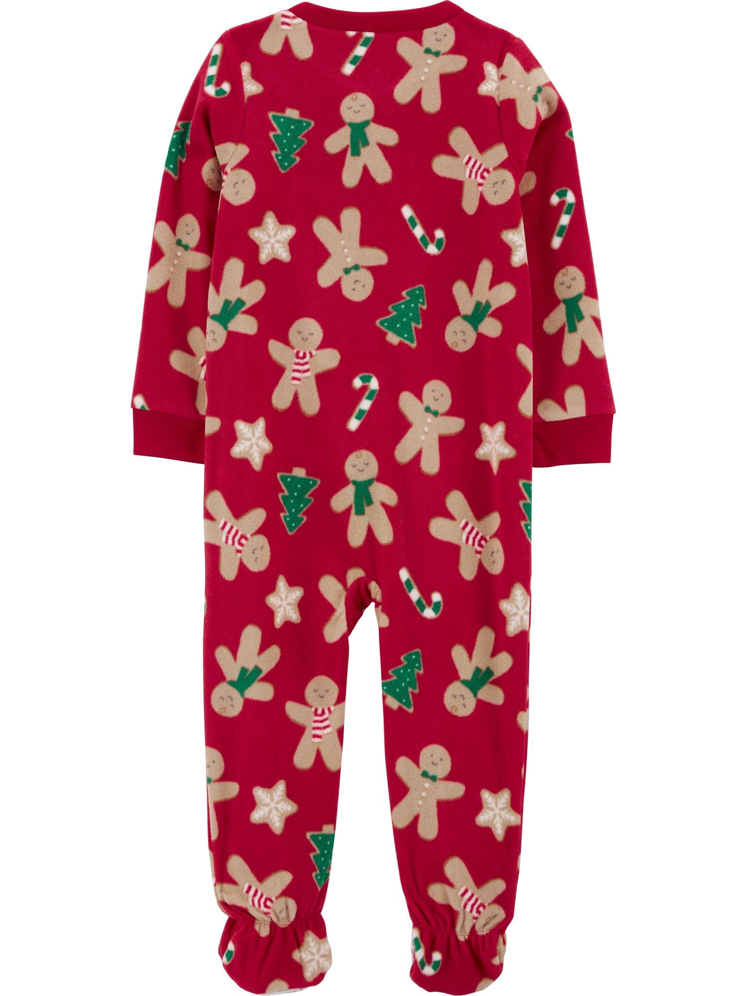 Carter's Child of Mine Baby and Toddler Holiday Pajama, One-Piece, Sizes 0/3M-5T