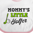 thumbnail image 4 of Inktastic Mommys Little Golfer with Golf Club and Ball Boys or Girls Baby Bib, 4 of 4