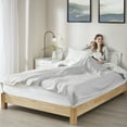 thumbnail image 3 of Serta Fleece to Sherpa Heated Blanket, King, Light Grey, 3 of 11
