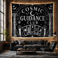 thumbnail image 5 of Cosmic Guidance Club Tarot Cards with Pillars and Candles, Mystical Vintage Style for Tarot Lovers, Spiritual Wall Art, Halloween Gift, Tapestry Wall Hanging for Bedroom and Dorm, 5 of 6