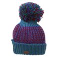 thumbnail image 1 of Sombrero de punto grueso CC multicolor con POM Royal Rojo, 1 of 1