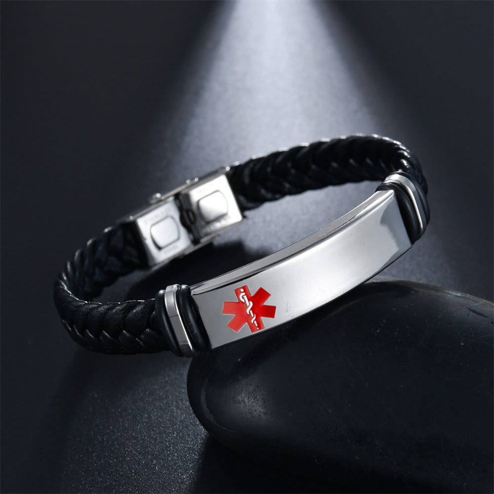 Medical Alert Bracelet Personalized Create Your Own Alert ID - Etsy | Medic alert  bracelets, Medical alert, Alert bracelet