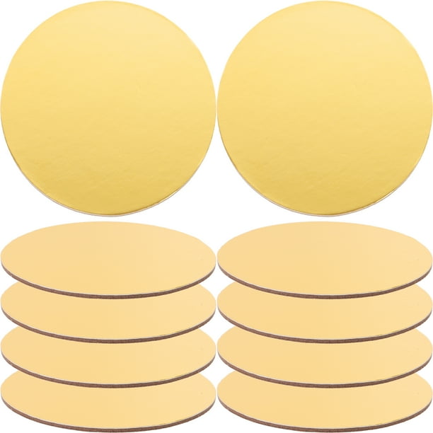 KAKOWELY 20 bases redondas para tartas, platos de papel, bases para postres y bandejas para tartas de fiesta (10 cm)