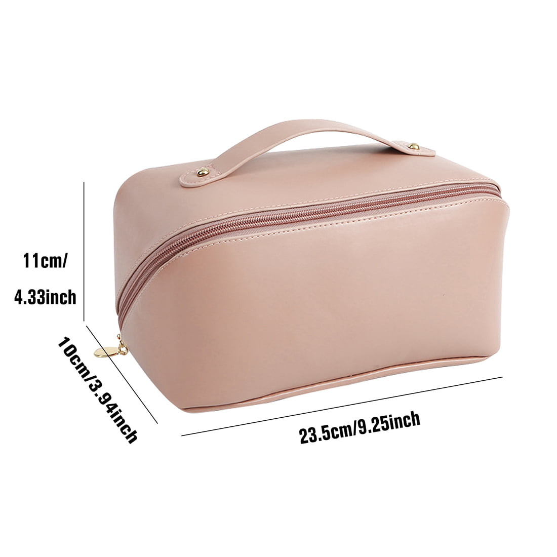 Make-up Pouch Mix Colors PU Leather Travel Cosmetic Bag for Women's -  22x12x12 Cm - Heavy, For Home