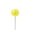Yellow, variant on Bee Watering Station, Ceramic Bee Cup for Garden, Flower Shaped Bee Watering Station Bird Bath Water Feeder, Butterfly Drinking Cup Bee Bath Bowl Garden Stake (1PC, 2"x12.6", Orange)