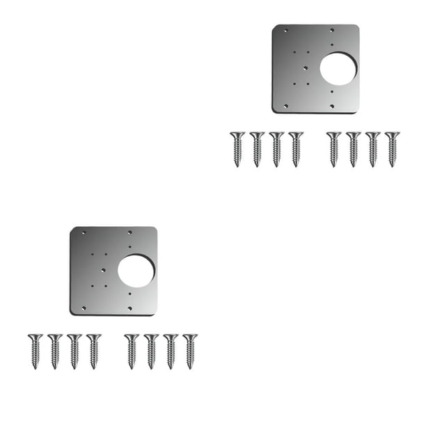 Plantilla de Placa de reparación de bisagra Kenally con suministros de soporte de tornillo 1 Placa 8 Tornillos CBP186359