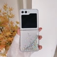 thumbnail image 2 of for Samsung Galaxy Z Flip 5 2023 Case,Glitter Case for Z Flip 5 Liquid Bling Sparkle Luxury Flowing Floating Quicksand Soft TPU Clear Case for Galaxy Z Flip 5 5G Girls Women Silver, 2 of 14