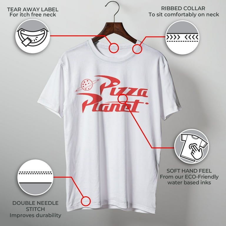 Toy Story Men's Pizza Planet Logo Graphic Tee, - Walmart.com