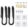 thumbnail image 3 of 2pcs Skateboard Longboard Wall Hanger Storage Mount Rack Hanging Hook 8kg Load, 3 of 6