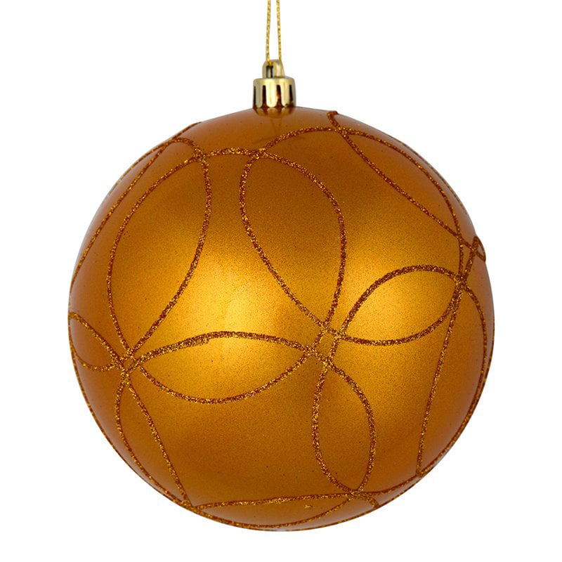 Basketball Glittered Ornament