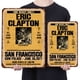 thumbnail image 2 of Chapa Metal Vintage Eric Clapton Pintura Hierro Rectangular Pared 30x40cm, 2 of 9