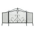 thumbnail image 5 of Olurrisa 3-Panel Iron Fireplace Screen 54" x 31.5", Black Finish, 5 of 8