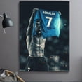 thumbnail image 1 of Cuadro Decorativo Camiseta CR7 Canvas Listo Para Colgar 30x45cm Jungle Art Impresion Tela Arte, 1 of 6