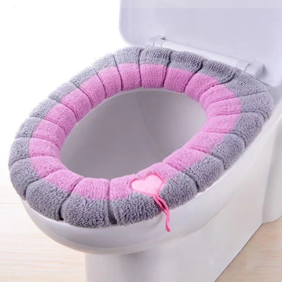 Soft pink toilet seat sale