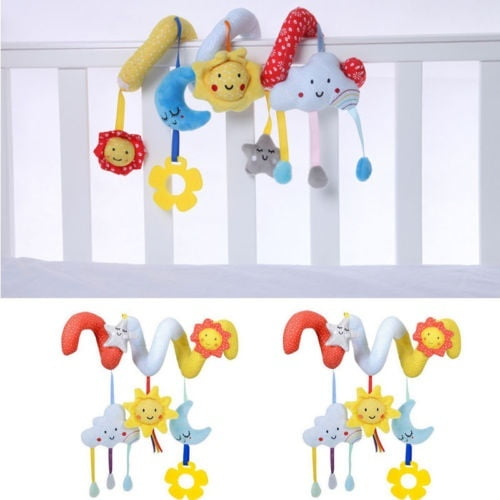 Soft Sound Animal Handbells plush Squeeze Rattle For Newborn Baby Toy Gifts LT