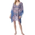 thumbnail image 4 of Michael Kors SEA CORAL Printed Dress Swim Cover-up, US X-Small/Small, 4 of 8