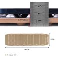 thumbnail image 3 of Mountain Spring Mummy M1A Folding Closed Cell Foam Sleeping Pad R1.9 | Hexagonal Design Moisture-Proof Ultra-Lightweight Foam Sleeping Mat for Camping Hiking Backpacking, 3 of 7