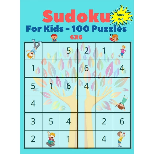 sudoku for kids ages 6 8 125 easy to medium sudoku puzzles for children and beginners