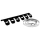 thumbnail image 5 of De La Pierna Del Tubo De cubierta Del Escudo Térmico De Aluminio Anti Caliente Para 2 Motocicletas Del Movimiento - 25cm Negro, 5 of 8