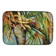 thumbnail image 1 of Carolines Treasures JMK1129DDM Orange Top Palm Tree Dish Drying Mat, 1 of 4
