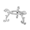 thumbnail image 4 of Colcolo Crystal Ball Metal Base Auspicious Cloud Display Bracket Practical Spheres Metal White S, 4 of 8