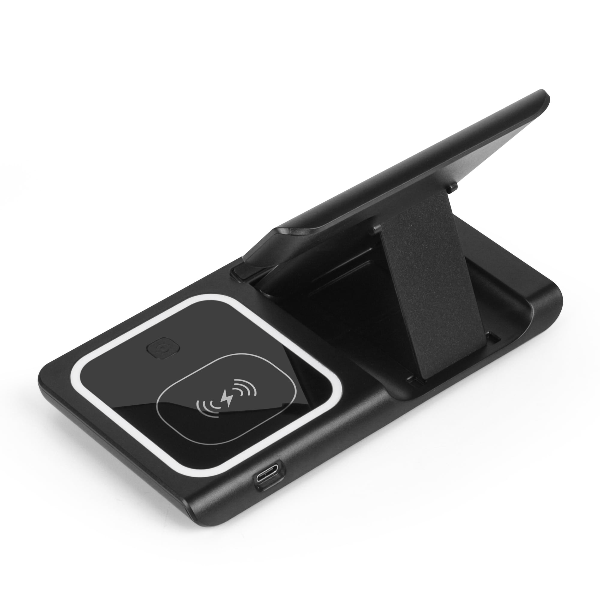 3 in 1 Wireless Charger, Fast Charging Station Compatible Apple Watch Airpods Pro iPhone 15 14 13 12/11/11 pro/X/XS/XR/Xs Max,Wireless Charging Stand 3 in 1 Wireless Charger Dock Station