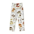 thumbnail image 4 of Balery Men'S Mushrooms And Butterflies Pants,Sleepwear Pants,Pajama Pants,Pj Bottoms Drawstring And Pockets-Small, 4 of 9