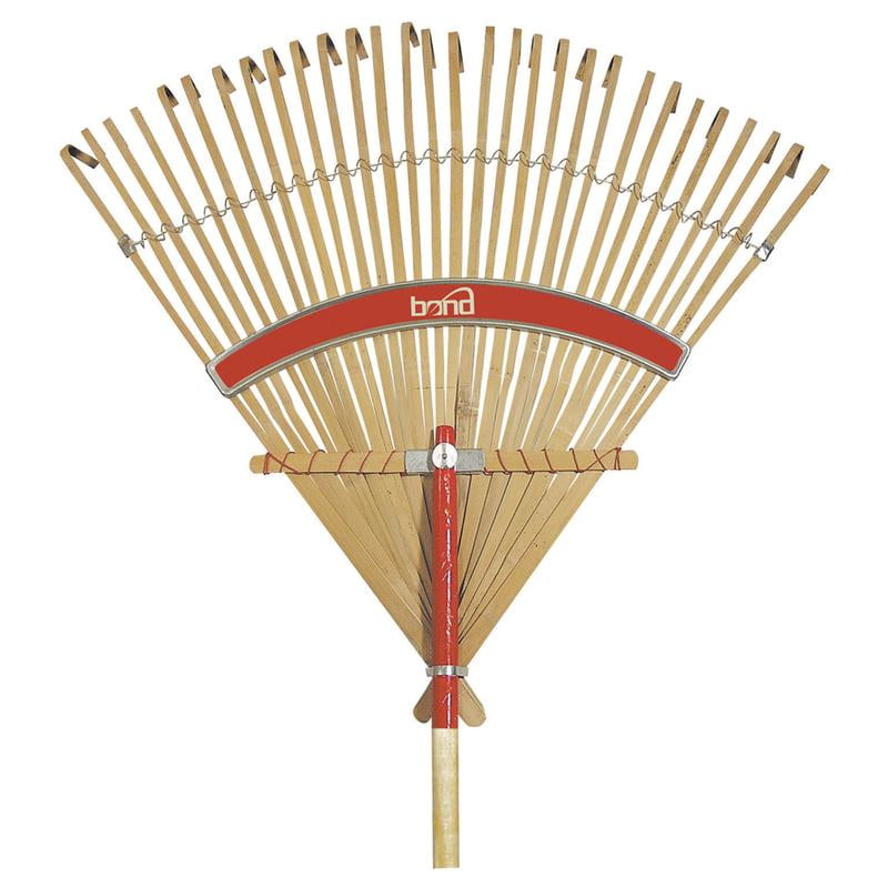Bond Mfg PDeluxe Bamboo Rake Red 30 Inch