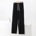 thumbnail image 2 of Xcmzpl Mens Lounge Pants Elastic Waist Drawstring Athletic Joggers Solid Baggy Loungewear Casual Fall Pjs Bottoms with Pocket, 2 of 8