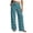 Navy, variant on Women's Striped Wide Leg Pants with Pockets Drawstring Elastic Waist Loose Straight Casual Summer Trousers for Beach Vacation Lounge Daily Wear Wine,2XL