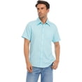 thumbnail image 1 of Men's Casual Short Sleeve Dress Shirt Regular-Fit Button Down Shirts, 1 of 6