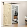 thumbnail image 3 of Barn Door Hardware Kit, 4-10FT Sliding Barn Door Hardware Kit, Heavy Duty With Adjustable Floor Guide -Easy To Install, Smoot ,Long Lasting, 3 of 6