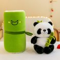 thumbnail image 3 of Juego de 25 cm de panda de tubo de bambú kawaii, muñeco de peluche, bonito peluche, animal de peluche suave para abrazar, regalo de cumpleaños o de Navidad para niños, 3 of 5