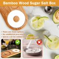 thumbnail image 4 of miduoduo-Salt Rimmer Margarita Salt Container,Salt Rimmer Set for Cocktails Bar Glass Rimmer Bamboo Wood Sugar Salt Box with Condiment Tray,Home Bar Accessories for Seasoning, 4 of 4