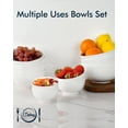 thumbnail image 3 of Delling Ceramic Soy Sauce Dipping Bowls, 4oz, Set of 6, White, 3 of 6