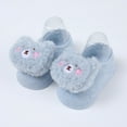 thumbnail image 2 of WUANDIXFA Cotton Socks Baby Cute Soft Baby Socks Boys Girls Cartoon Non Slip Baby Sock Floor Socks for Newborn Baby Kids,Blue,0-12 Months, 2 of 4