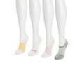 thumbnail image 4 of MUK LUKS Women's Dream Step No-Show Liner Socks, 4 Pair Pack, 4 of 5