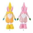 thumbnail image 5 of Cateissary Conejito retráctil, decoración de muñeca sin rostro, adorno de enano, escaparate de conejo de Navidad, Bar, accesorios de fiesta, suministros Kits de decoración para fiestas Rosado Cateissary HA070628-02, 5 of 5