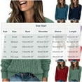 thumbnail image 3 of Gnshining Ribbed Knit Sweatershirts for Women Casual V Neck Solid Color Tops Fall Long Sleeve Pullovers Tunic, 3 of 7