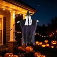 thumbnail image 5 of UALSRZL 31" Hanging Ghosts Witches Halloween Decorations for Outdoor Indoor, Scary Flying Grim Reapers Skeleton for Front Porch Yard Garden Holiday Decor, 5 of 8