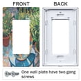 thumbnail image 3 of Yayeee Rocker Switch Wall Plate 1-Gang 4.6"x2.9" Home Decorative Outlet Cover, Art Goldfish Bowl, 3 of 6