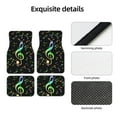 thumbnail image 6 of Salouo Music Notes for 4-Piece Floor Mats, Custom Fit Car Mats All-Weather Car Foot Mats Automotive Floor Mats for Cars, Trucks, SUVs, Vehicle Floor Liner, 6 of 7
