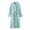 Light Blue-2, variant on qolati Plush Fleece Hooded Bathrobe for Men Women Full Length Soft Flannel Warm Winter Robes Solid Color Spa Bath Robe Nightgowns with Pockets