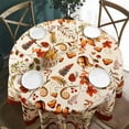 thumbnail image 5 of Fall Tablecloth for Rectangle Tables 60 x 60 inches Thanksgiving Tablecloth Waterproof Fall Table Cloths for Dining Room Indoor Outdoor Home Decor, 5 of 5
