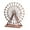 Red Copper, variant on Cheers.US Ferris Wheel Figurine Wrought Iron Figure Model Ferris Wheel Model Sculptures Tabletop Art Sculpture Model Cabinet Desk Decorative Art Statue for Home Office Souvenir Gifts